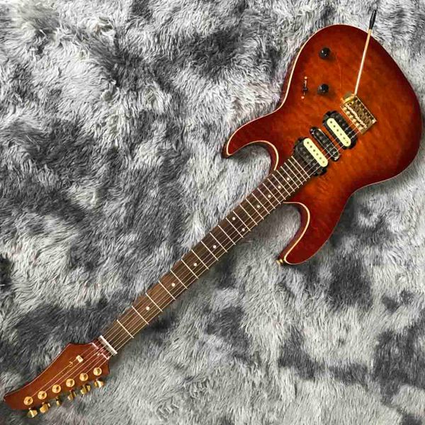 grand custom classic trans electric guitar mahogany body neck rosewood fingerboard in red
grand custom classic trans electric guitar mahogany body neck rosewood fingerboard in red