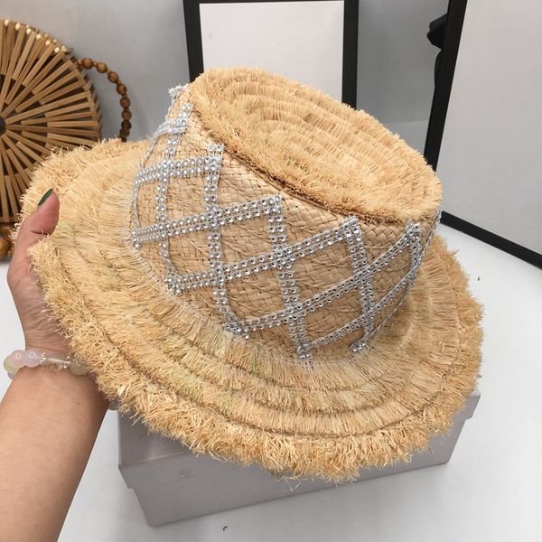 haute couture spring and summer fringe flat straw raffia sun hat visor fashion temperament goddess korean wave, Blue;gray
haute couture spring and summer fringe flat straw raffia sun hat visor fashion temperament goddess korean wave, Blue;gray