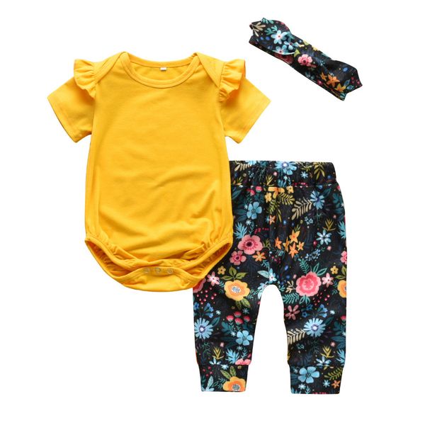 лето новорожденных малышей baby girl одежда с коротким рукавом рябить romper + повседневный цветочные брюки + повязка infant 3шт одежда set, White
лето новорожденных малышей baby girl одежда с коротким рукавом рябить romper + повседневный цветочные брюки + повязка infant 3шт одежда set, White