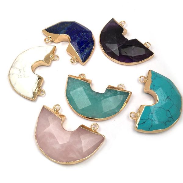 natural stone semicircle shape pendants charm faceted pendants for jewelry making supplies diy necklace accessories size 30x40mm, Bronze;silver
natural stone semicircle shape pendants charm faceted pendants for jewelry making supplies diy necklace accessories size 30x40mm, Bronze;silver