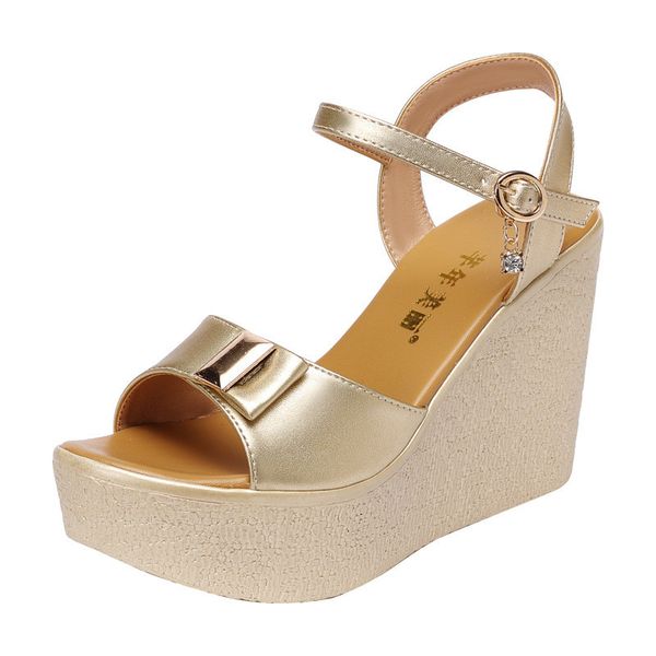 2020 new open toe platform sandals women shoes 2020 bow high heels wedges sandals ladies elegant office gold, Black
2020 new open toe platform sandals women shoes 2020 bow high heels wedges sandals ladies elegant office gold, Black