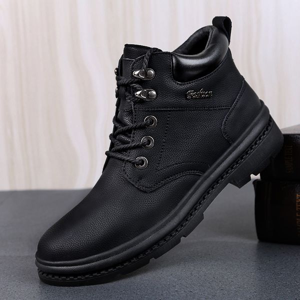 boots british fashion men large size outdoors desert genuine leather shoes cowboy ankle boot platform botas zapatos masculinas, Black
boots british fashion men large size outdoors desert genuine leather shoes cowboy ankle boot platform botas zapatos masculinas, Black