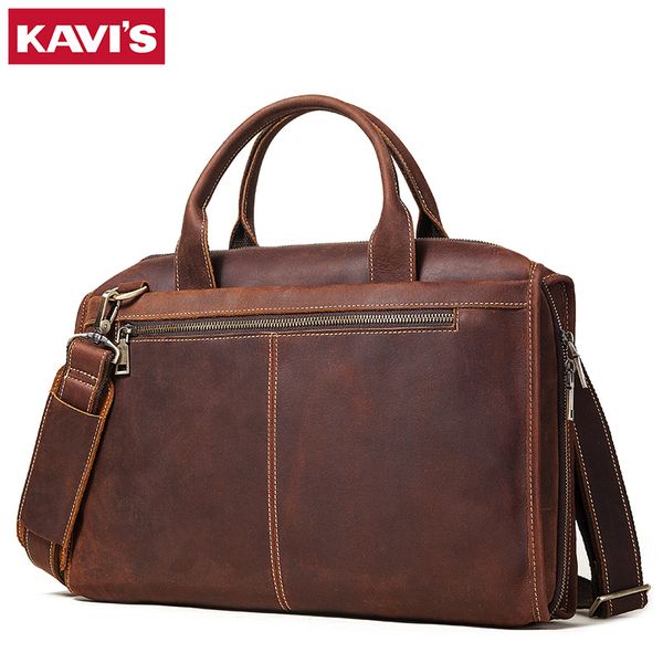 kavis 2020 men briefcase bag crazy horse leather shoulder messenger bags lapbusiness office handbag for travel
kavis 2020 men briefcase bag crazy horse leather shoulder messenger bags lapbusiness office handbag for travel