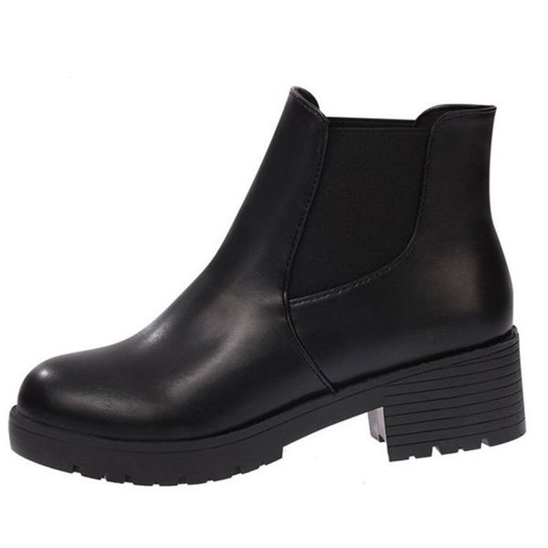 2020 new style fashion women boots round head thick bottom pu leather waterproof woman snow boots ing, Black
2020 new style fashion women boots round head thick bottom pu leather waterproof woman snow boots ing, Black