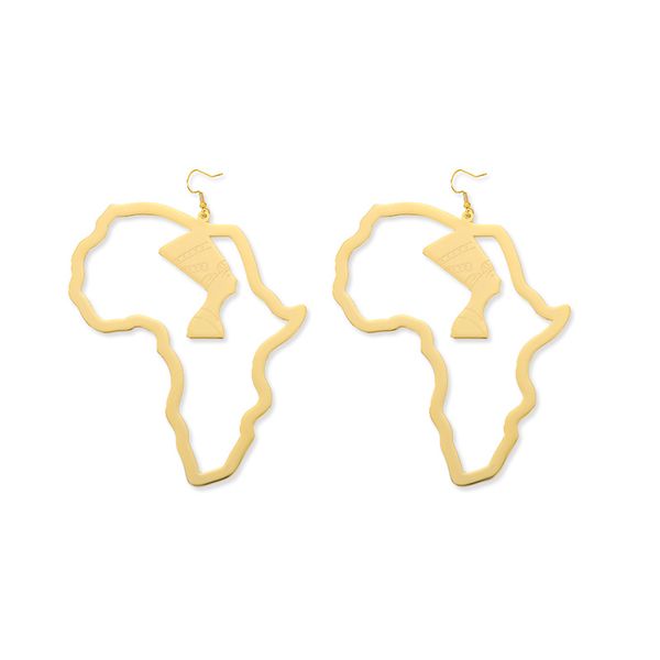 hoop & huggie african map big earrings exaggerate larger egyptian queen earring gold color africa ornaments traditional ethnic hyperbole gif, Golden;silver 
hoop & huggie african map big earrings exaggerate larger egyptian queen earring gold color africa ornaments traditional ethnic hyperbole gif, Golden;silver