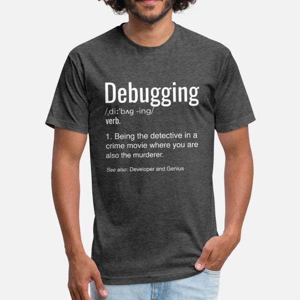 debugging definition programmer developer coder t shirt men fit cotton plus size 3xl fit comfortable spring autumn outfit shirt
debugging definition programmer developer coder t shirt men fit cotton plus size 3xl fit comfortable spring autumn outfit shirt