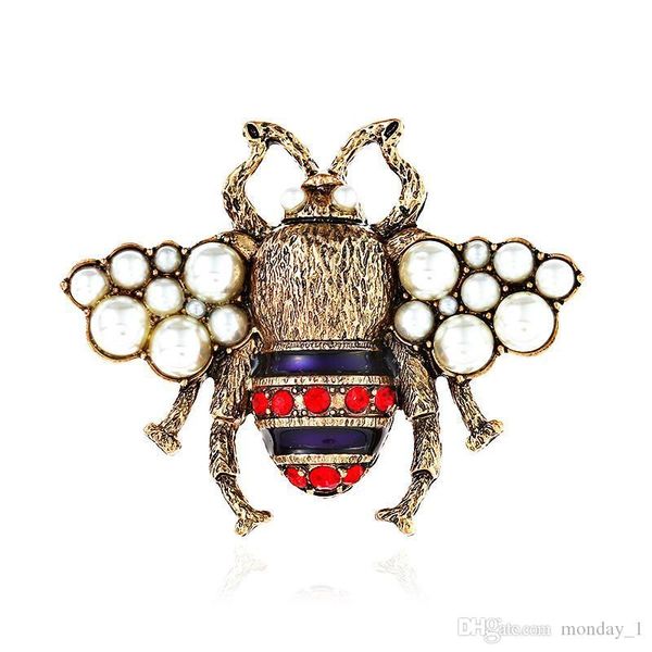european and american broccoli three-dimensional pearl pin lovely new bee brooch gift selling good new, Gray
european and american broccoli three-dimensional pearl pin lovely new bee brooch gift selling good new, Gray