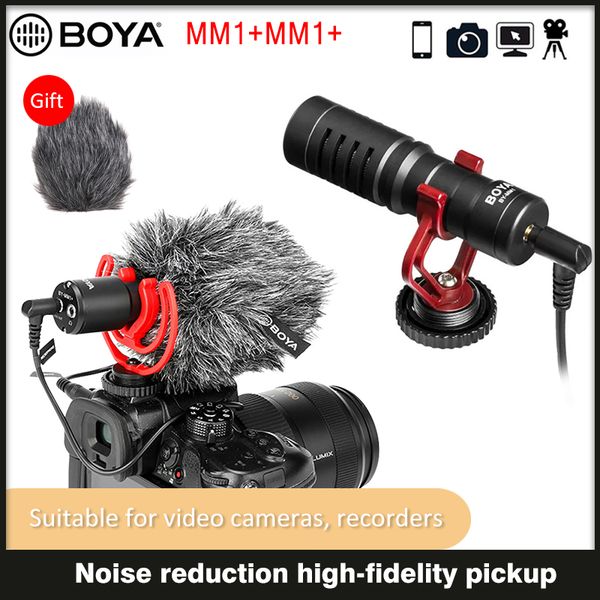 boya by-mm1+ / mm1 wireless microphone super-cardioid condenser sun vlog video mic for smartphone dslr cameras
boya by-mm1+ / mm1 wireless microphone super-cardioid condenser sun vlog video mic for smartphone dslr cameras