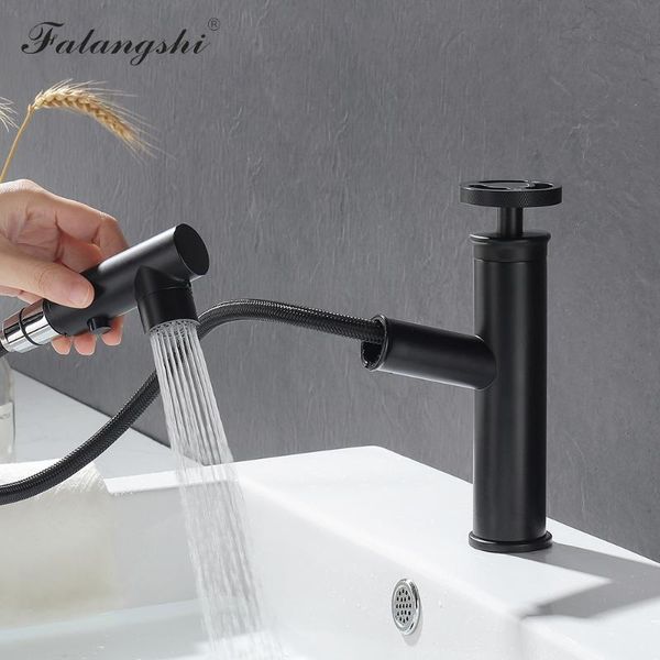 Basin Faucets Pull Out Mixer Bathroom Sink Water Taps Matte Black Deck Mounted Hot And Cold Basin Bathroom Faucet WB1105
Basin Faucets Pull Out Mixer Bathroom Sink Water Taps Matte Black Deck Mounted Hot And Cold Basin Bathroom Faucet WB1105