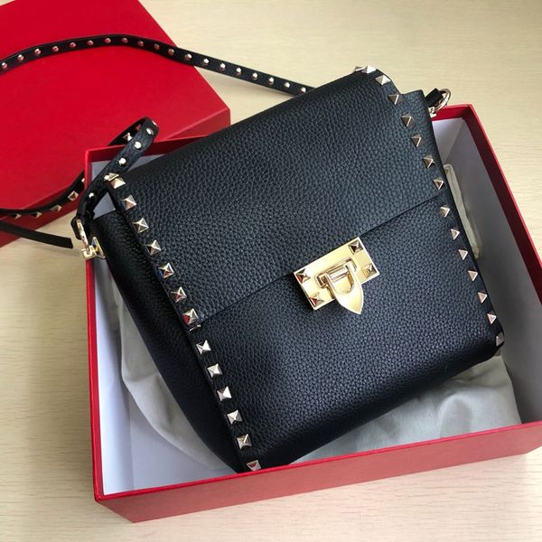 2 colors plain rivet black genuine leather classic flap mini crossbody women shoulder bag
2 colors plain rivet black genuine leather classic flap mini crossbody women shoulder bag