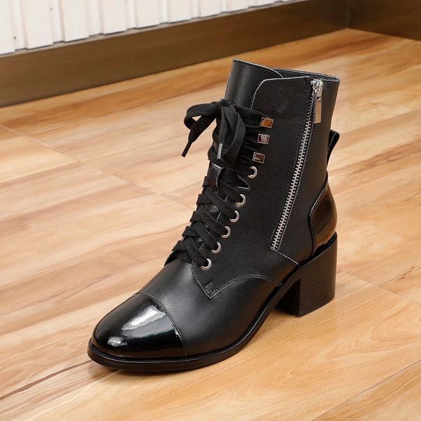 кожа new classic high-quality lace-up ботинки женщин конструктора тавра zipper solid color boots дышащие удобная женская обувь, Black
кожа new classic high-quality lace-up ботинки женщин конструктора тавра zipper solid color boots дышащие удобная женская обувь, Black