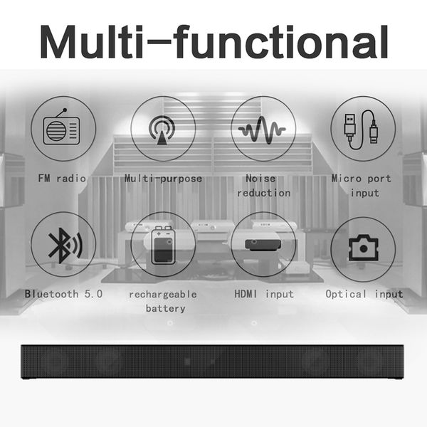 soundbar multifunction bluetooth speaker wireless wall supper bass subwoofer home theater for tv computer with fm tf usb
soundbar multifunction bluetooth speaker wireless wall supper bass subwoofer home theater for tv computer with fm tf usb
