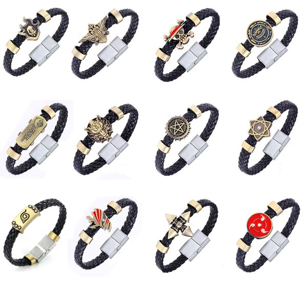 cartoon anime naruto bracelet leather braided bracelet women bangles attack on titan legend of zelda naruto one piece charm gift, Red;blue
cartoon anime naruto bracelet leather braided bracelet women bangles attack on titan legend of zelda naruto one piece charm gift, Red;blue