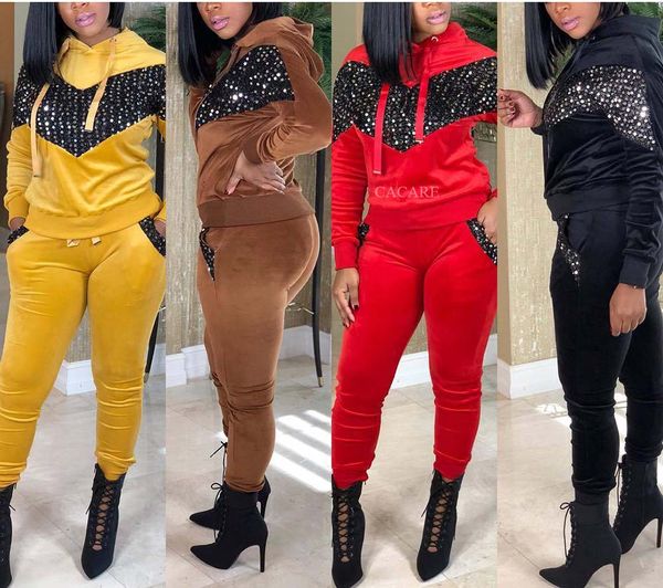 ladies hoodie 2 piece pants sets women sequins autumn set women 2 piece outfits hooded tracksuit patchwork and pants sweatsuits a8241, White
ladies hoodie 2 piece pants sets women sequins autumn set women 2 piece outfits hooded tracksuit patchwork and pants sweatsuits a8241, White
