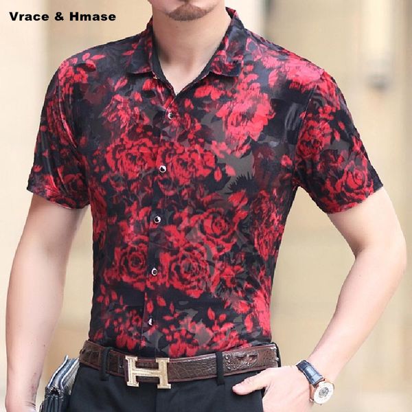 chinese style red flower pattern printing fashion short sleeve shirt summer silk soft hollow breathable quality shirt men -xxxl, White;black
chinese style red flower pattern printing fashion short sleeve shirt summer silk soft hollow breathable quality shirt men -xxxl, White;black