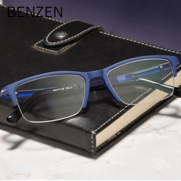 benzen ultra light tr90 optical glasses frame men square myopia prescription eyeglasses male half glasses frame 5279, Black
benzen ultra light tr90 optical glasses frame men square myopia prescription eyeglasses male half glasses frame 5279, Black