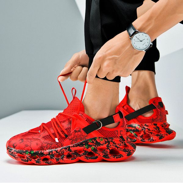 new breathable mesh couple sports shoes lace-up rubber sole sports casual shoes high end men's casual zapatos de hombre, Black
new breathable mesh couple sports shoes lace-up rubber sole sports casual shoes high end men's casual zapatos de hombre, Black