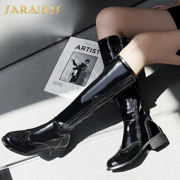 sarairis 2020 new arrivals boots woman shoes zip up thick heels comfy warm plush solid autumn winter mid calf boots female, Black
sarairis 2020 new arrivals boots woman shoes zip up thick heels comfy warm plush solid autumn winter mid calf boots female, Black