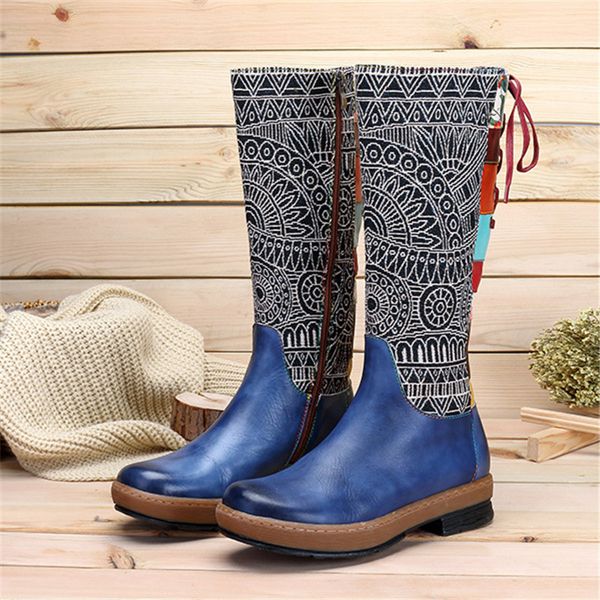 boots women knee high lace up print ladies shoes autumn winter platform punk western riding zapatos mujer, Black
boots women knee high lace up print ladies shoes autumn winter platform punk western riding zapatos mujer, Black