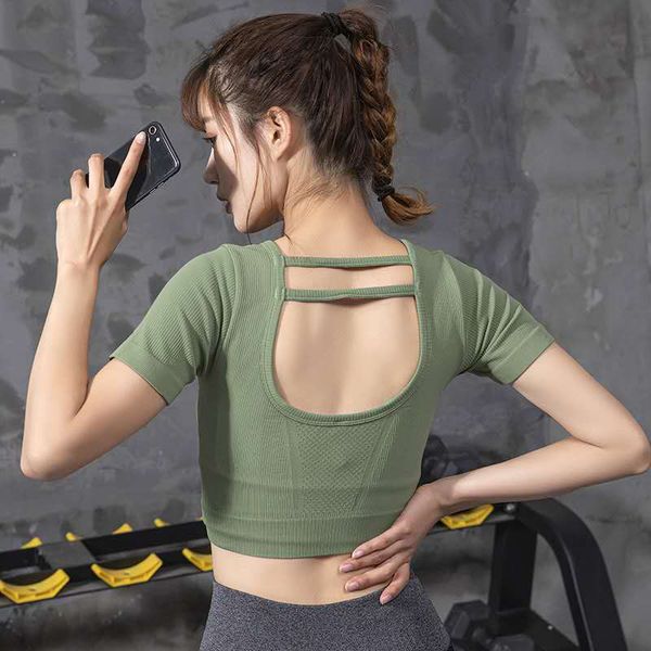 yoga shirt hollow back running sport shirt push up sports t-shirt gym for women quick dry fitness sujetador deportivo, White;red
yoga shirt hollow back running sport shirt push up sports t-shirt gym for women quick dry fitness sujetador deportivo, White;red