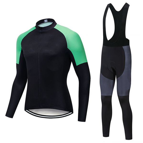 pro team long sleeve cycling jerseys set mtb bike jersey uniform men clothes set bib pants padded breathable cycling sportswear, Black;blue
pro team long sleeve cycling jerseys set mtb bike jersey uniform men clothes set bib pants padded breathable cycling sportswear, Black;blue