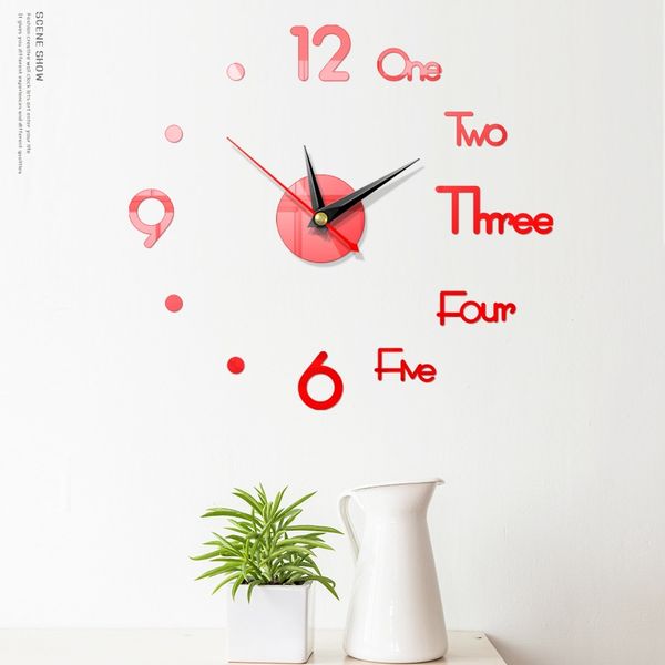 large wall clock quartz 3d diy big decorative kitchen clocks acrylic mirror stickers oversize wall clock home letter home decor
large wall clock quartz 3d diy big decorative kitchen clocks acrylic mirror stickers oversize wall clock home letter home decor