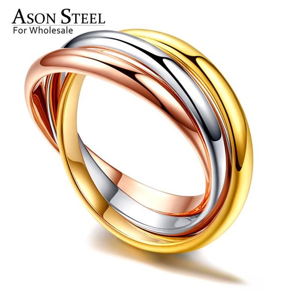 asonsteel mixed color multilayer finger rings stainless steel women men engagement rings party accessories wedding collier girl, Golden;silver
asonsteel mixed color multilayer finger rings stainless steel women men engagement rings party accessories wedding collier girl, Golden;silver