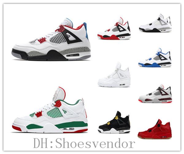 4s black cat jumpman 4 mens basketball shoes court purple bred cactus jack pine green loyal blue mens women athletic sports sneaker trainer, White;red
4s black cat jumpman 4 mens basketball shoes court purple bred cactus jack pine green loyal blue mens women athletic sports sneaker trainer, White;red