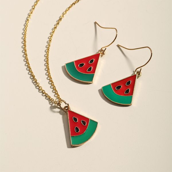 jewelry set four fruit patterns for option a piece of necklace and a pair of earrings in, Silver
jewelry set four fruit patterns for option a piece of necklace and a pair of earrings in, Silver