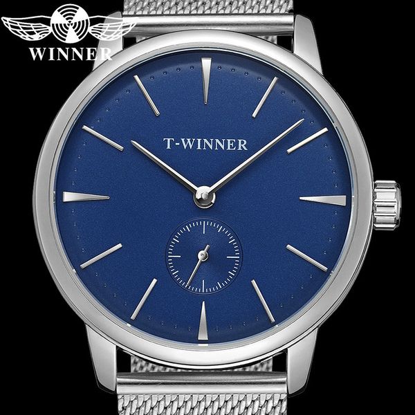 winner fashion mechanical men wristwatch sport male clock blue skeleton stainless steel man watch 8165, Slivery;brown
winner fashion mechanical men wristwatch sport male clock blue skeleton stainless steel man watch 8165, Slivery;brown