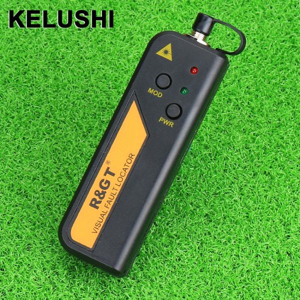 fiber optic equipment kelushi 30mw red laser light cable tester visual fault locator also 30km checker
fiber optic equipment kelushi 30mw red laser light cable tester visual fault locator also 30km checker