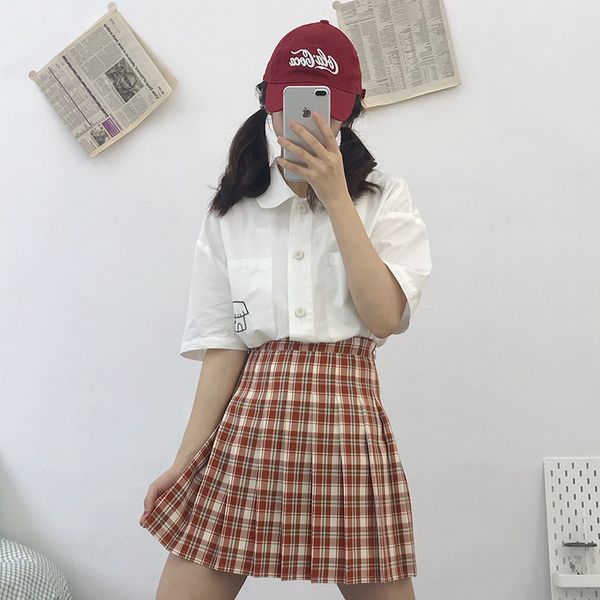 skirts janpanese high school harajuku women's stitching plaid uniform waist mini skirt classic pleated preppy, Black
skirts janpanese high school harajuku women's stitching plaid uniform waist mini skirt classic pleated preppy, Black