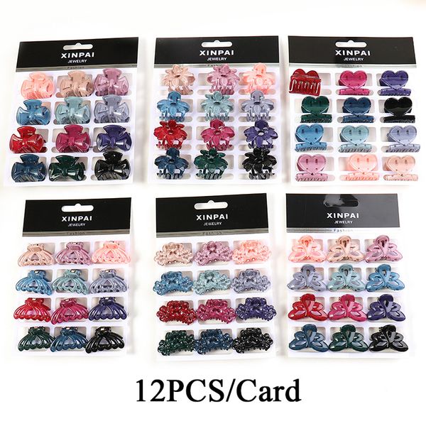 hair accessories 12 pcs/card women crab claw clip girls black plastic female mini hairpin clamp for
hair accessories 12 pcs/card women crab claw clip girls black plastic female mini hairpin clamp for