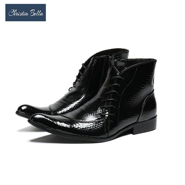 new winter shoes men black genuine leather ankle boots pointed toe lace up formal boots men business dress botas hombre
new winter shoes men black genuine leather ankle boots pointed toe lace up formal boots men business dress botas hombre