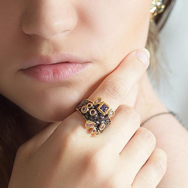 new promotion banquet dinner party black and gold-color multi cubic zirconia jewelry luxury ring, Golden;silver
new promotion banquet dinner party black and gold-color multi cubic zirconia jewelry luxury ring, Golden;silver