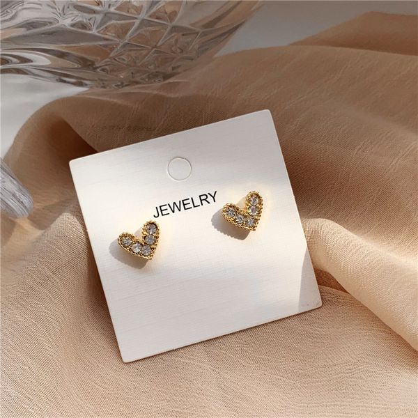 stud heart earring women creative earrings geometric woman fashion wedding korean yellow gold color classic alloy brincos, Golden;silver
stud heart earring women creative earrings geometric woman fashion wedding korean yellow gold color classic alloy brincos, Golden;silver