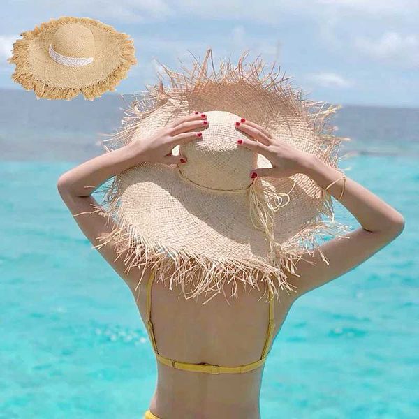 handmade women oversize straw sun hats large wide brim natural raffia panama beach soft straw sun caps shade hat for holiday, Blue;gray
handmade women oversize straw sun hats large wide brim natural raffia panama beach soft straw sun caps shade hat for holiday, Blue;gray