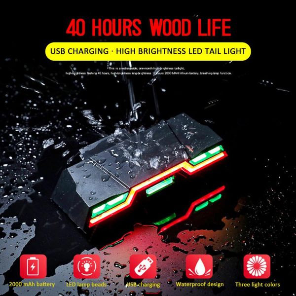 bike lights bicycle light high endurance usbrechargeable taillight night riding safety warning lamp bright tail
bike lights bicycle light high endurance usbrechargeable taillight night riding safety warning lamp bright tail