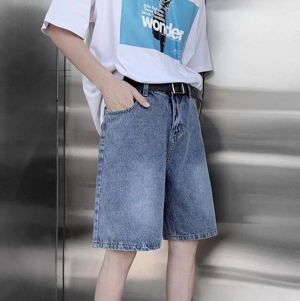 2020 summer new youth popular men's loose large size solid color five-point jeans fashion casual straight shorts -5xl, Blue
2020 summer new youth popular men's loose large size solid color five-point jeans fashion casual straight shorts -5xl, Blue
