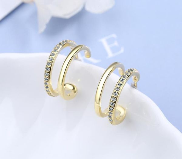 wholesale fashion simple semi-circle round stud earrings for women new cute double layer silver color piercing earring jewelry gift, Golden;silver
wholesale fashion simple semi-circle round stud earrings for women new cute double layer silver color piercing earring jewelry gift, Golden;silver