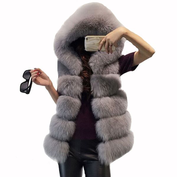savabien plus size women faux fur vest furry hooded fur coat 2020 winter fashion warm fake jacket festival streetwear, Black
savabien plus size women faux fur vest furry hooded fur coat 2020 winter fashion warm fake jacket festival streetwear, Black