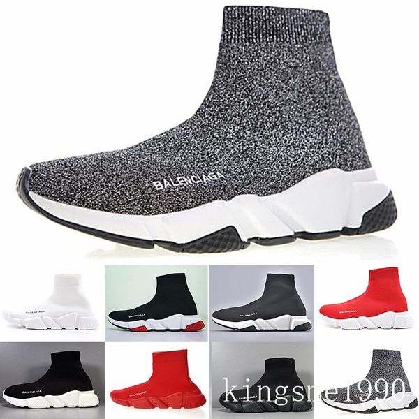 2019 новый париж скорость тренеров knit носок обуви оригинальный конструктор mens женщин тапки дешевые высокого верхнего качества вскользь б, Black
2019 новый париж скорость тренеров knit носок обуви оригинальный конструктор mens женщин тапки дешевые высокого верхнего качества вскользь б, Black