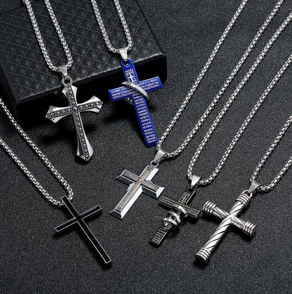 christian titanium stainless steel cross simple necklace for men women silver color crucifix jesus pendant necklaces
christian titanium stainless steel cross simple necklace for men women silver color crucifix jesus pendant necklaces