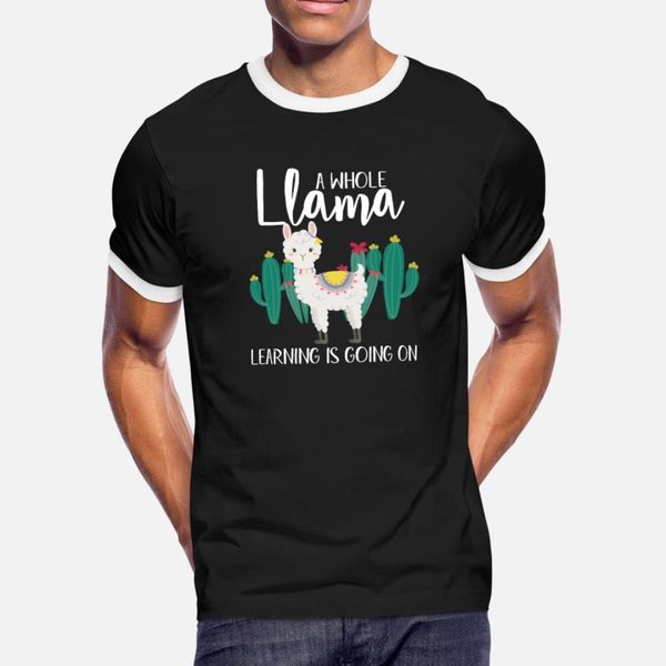 cute teacher a whole llama learning is going on t shirt men character cotton s-xxxl male fitness fashion spring autumn formal shirt
cute teacher a whole llama learning is going on t shirt men character cotton s-xxxl male fitness fashion spring autumn formal shirt