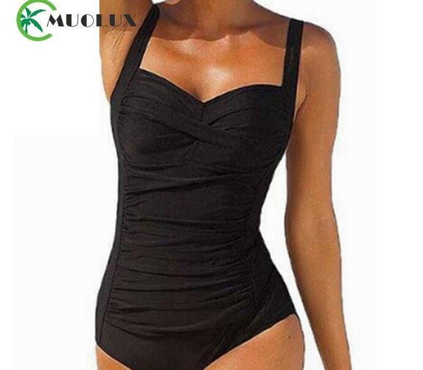 2019 new black one piece swimsuit vintage big size swimwear women ruched tummy control monokini bathing suit plus size xxxl y19072701, White;black
2019 new black one piece swimsuit vintage big size swimwear women ruched tummy control monokini bathing suit plus size xxxl y19072701, White;black