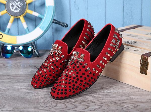 leather round toe fashion oxford shoes men red black formal men shoes rivet comfortable flat casual
leather round toe fashion oxford shoes men red black formal men shoes rivet comfortable flat casual