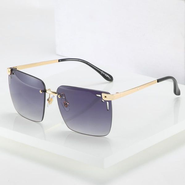 marc luxury trendy brand oversized sunglasses for women new rimless oversized square sun glasses gradient red shades eyewear, White;black
marc luxury trendy brand oversized sunglasses for women new rimless oversized square sun glasses gradient red shades eyewear, White;black