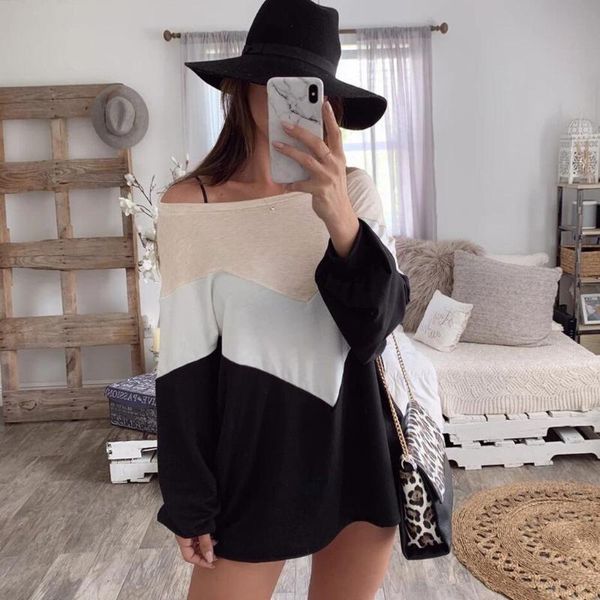 womens patchwork printed long sleeve o neck sweatshirt loose home casual quick-drying fabric basic autumn and winter, Black
womens patchwork printed long sleeve o neck sweatshirt loose home casual quick-drying fabric basic autumn and winter, Black