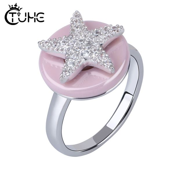 pink black white luxury big round star gem stone silver cubic zirconia ceramic ring statement rings for women jewelry bijoux, Golden;silver
pink black white luxury big round star gem stone silver cubic zirconia ceramic ring statement rings for women jewelry bijoux, Golden;silver