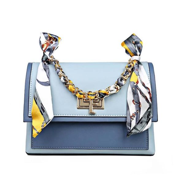 ladies bag 2020 new european and american fashion ribbon chain female bag diagonal shoulder
ladies bag 2020 new european and american fashion ribbon chain female bag diagonal shoulder